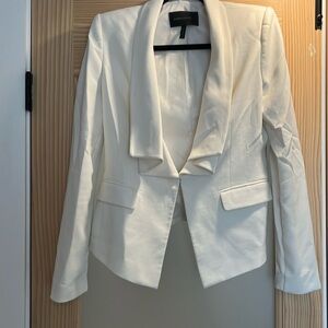 BCBG white blazer size M